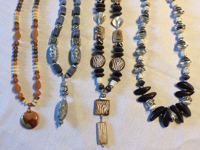 Some of Art Rains newer beaded jewelry- limited edition and one of a kind pieces.
Art Rains Jewelry